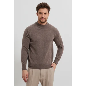 Livio Ferri Erkek Yünlü Normal Kalıp Yarım Balıkçı Boğazlı Yaka Triko Kazak
