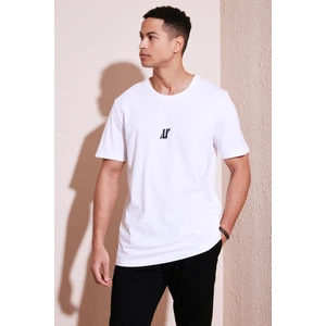 % 100 Pamuk Bisiklet Yaka Regular Fit T Shirt Erkek T Shirt 5902753