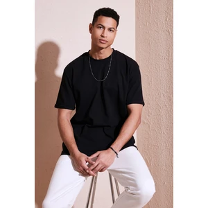 Pamuklu Bisiklet Yaka Regular Fit Basic T Shirt Erkek T Shirt 5902731