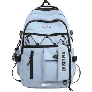 Gündelik Büyük Kapasiteli Sırt Çantası Tarzı Erkek ve Kadın Sırt Çantaları Gençlik Kampüsü Orta ve Lise Öğrencisi Okul Çantaları (Yurt Dışından)