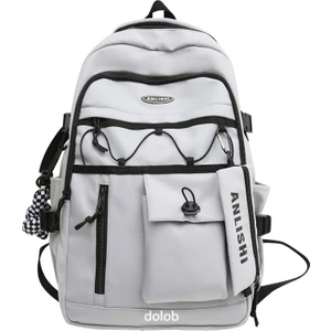 Gündelik Büyük Kapasiteli Sırt Çantası Tarzı Erkek ve Kadın Sırt Çantaları Gençlik Kampüsü Orta ve Lise Öğrencisi Okul Çantaları (Yurt Dışından)