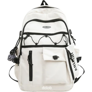 Gündelik Büyük Kapasiteli Sırt Çantası Tarzı Erkek ve Kadın Sırt Çantaları Gençlik Kampüsü Orta ve Lise Öğrencisi Okul Çantaları (Yurt Dışından)