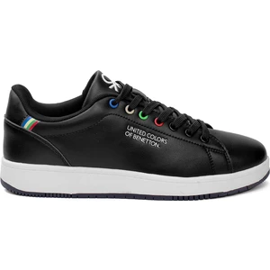 BNI-10063 Erkek Klasik Sneaker Siyah - Beyaz
