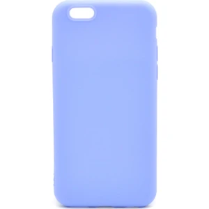 NOVKA Phone Accessories  iPhone 6 / 6s Uyumlu Düz Renk Esnek Yumuşak Silikon Kılıf  Rubber Açık Mor
