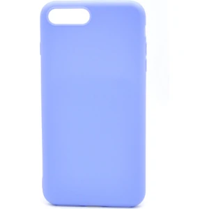 NOVKA Phone Accessories  iPhone 7 Plus / 8 Plus Uyumlu Düz Renk Esnek Yumuşak Silikon Kılıf  Rubber Açık Mor