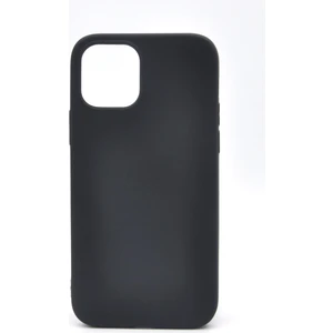 NOVKA Phone Accessories  iPhone 11 Pro Max Uyumlu Düz Renk Esnek Yumuşak Silikon Kılıf  Rubber Siyah