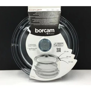 590220 Borcam Tencere Kapağı 18-20 22CM Tekli