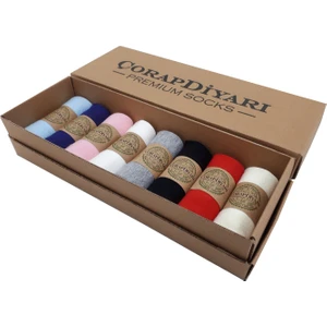 ÇorapDiyarı Çorap Diyarı Premium 8'li Dikişsiz Bambu Kadın Spor Bilek Patik Çorap