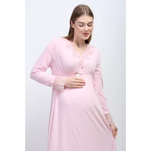 Pembe Hamile Lohusa Gecelik