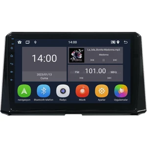 Toyota Corolla (2019-2022) Android 14 Multimedya Carplay 10 Inch 4 GB Ram / 64 GB Hafıza  CRV-4552XD