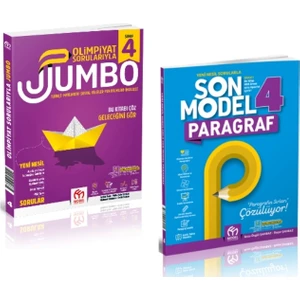 Kolektif Kitap Model Eğitim Yayınları 4. Sınıf Olimpiyat Sorularıyla Jumbo + Son Model Paragraf Soru Bankası (2 Kitap)