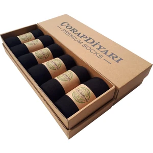 ÇorapDiyarı Premium 6'lı Dikişsiz Mevsimlik Bambu Erkek Çorap