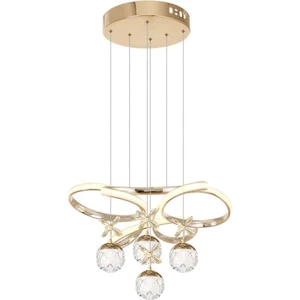 Eray Aydınlatma 9225-40 Sr 4 Toplu Gold LED Avize(Beyaz Işık -Sarı Işık - Gün Işığı)