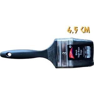 Arya Black Plastik Saplı Yağlı Boya Fırçası No: 3 - 6.5 Cm.