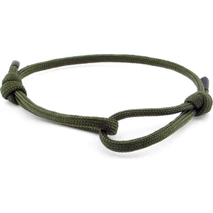 Haki Yeşil Paracord Ayarlanabiir Bağlama Erkek Bileklik M050D