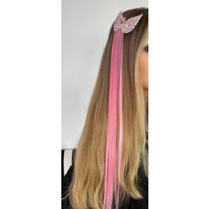 Pembe Renk Pullu Unicorn Figürlü Saçlı Pens Toka