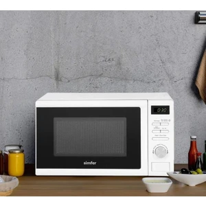 Sk 4602  Beyaz 20 Litre Dijital Mikrodalga Fırın