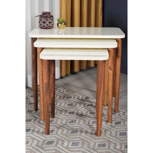 Ahşap Kr Zigon Sehpa