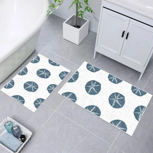Dijital Baskılı Kaymaz Taban 2li Banyo Paspas Seti 40 x 60 - 60 x 100 Vvc