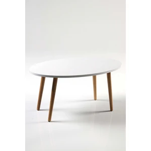 Ahşap Torna Elips Orta Sehpa