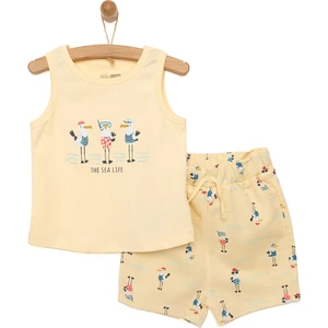 HelloBaby Basic Martı Baskılı Atlet-Şort Erkek Bebek
