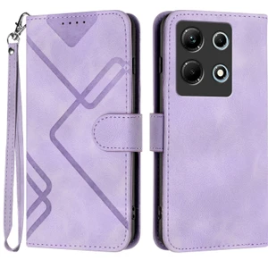 BDT Market Infinix Note 30 Için Kılıf Kart Yuvası Standlı Flip Cüzdan Pu Deri Manyetik Kapak (Yurt Dışından)