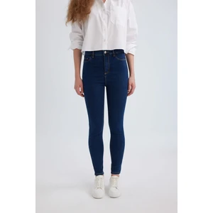 Jegging Yüksek Bel Bilek Boy Dar Paça Basic Düz Jean Pantolon B7498AX24SP