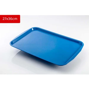 Avangart Mutfak 1 Adet - 27X36CM Mavi Plastik Servis Tepsisi
