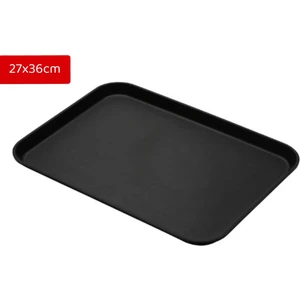 Avangart Mutfak 1 Adet - 27X36CM Siyah Plastik Servis Tepsisi