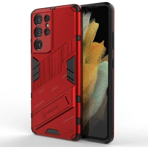 Manyi Market Samsung Galaxy S21 Ultra 5g Kickstand Sağlam Askeri Koruyucu Kılıf (Yurt Dışından)