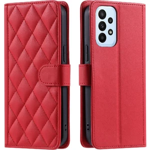Manyi Market Samsung Galaxy A73 5g Kafes Manyetik Flip Folio Cüzdan Için Telefon Kılıfı (Yurt Dışından)
