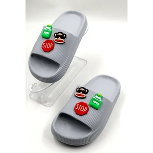 Nazenin Tasarımlar Çocuk Eva Hafif ve Çok Rahat Renkli Figürlü Günlük Terlik