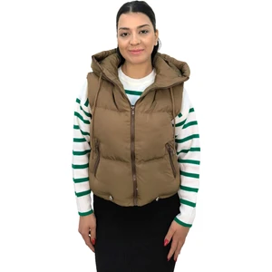 Ligves Zaya Kapüşonlu Şişme Yelek - Kısa Model