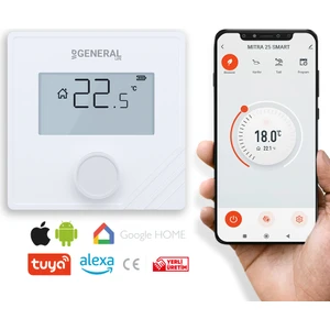 Mıtra 25 Smart Kablosuz Wi-Fi Kontrollü Akıllı Oda Termostatı