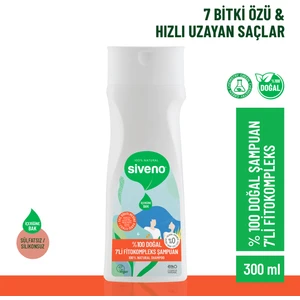 %100 Doğal Fitokompleks Şampuan 7 Değerli Bitki Yoğun Dökülme Karşıtı Besleyici Dolgunlaştırıcı 300 ml