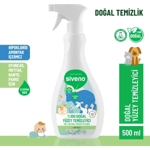 %100 Doğal Yüzey Temizleyici Bitkisel Leke Çıkarıcı Arındırıcı Mermer Fayans Ahşap Yüzeyler 500 ml