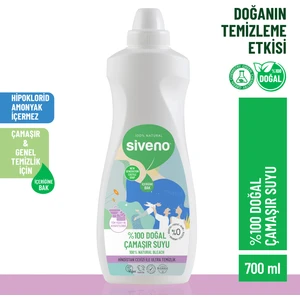 %100 Doğal Çamaşır Suyu Bitkisel Lavanta Çay Ağacı Tüm Yüzey ve Kumaşlarda 700 ml