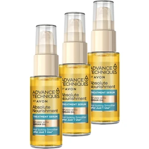 Advance Techniques Argan Yağı Içeren Besleyici Saç Serumu 30 Ml. Üçlü Set