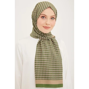 Petek Modal Şal Yeşil Vizon