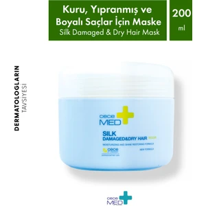 Silk Damaged And Dry Hair Mask Kuru ve Hasarlı Saçlar İçin Bakım Maskesi 200 ml