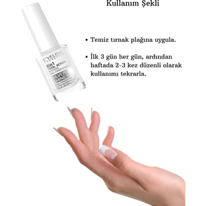 Eveline Silver Shine Intensive Nail Conditioner 8 In 1 Total Action Gümüş Parlak Etkisi ile Tırnak Kırılma Karşıtı Bakım Ürünü 12 ml