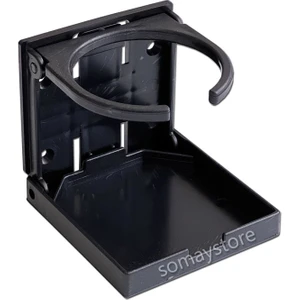 Katlanır Bardaklık Plastik Siyah