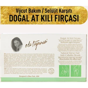 Eda Taşpınar Doğal At Kılı Fırçası Selülite Karşı Etkili
