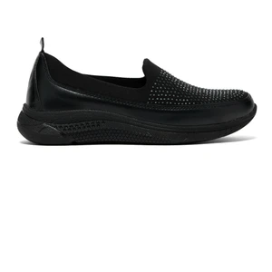 Tonny Black Kadın Siyah Rahat Kalıp Anne Ayakkabı