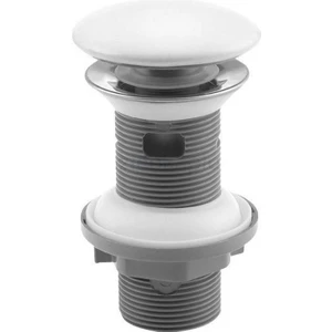 Bas-Aç Sifon Başlığı Taşma Delikli Beyaz