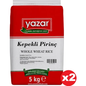 Kepekli Pirinç 5 kg x 2 Paket