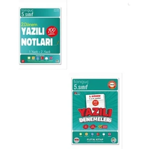 Yayınları 5. Sınıf 2. Dönem 1. ve 2. Yazılı Notları - 5. Sınıf Yazılı Denemeleri