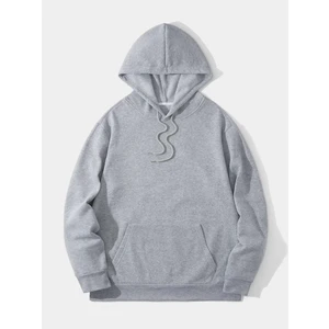 Unisex Basic Kapüşonlu Cepli Sweatshirt