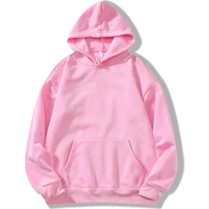 Unisex Basic Kapüşonlu Cepli Sweatshirt