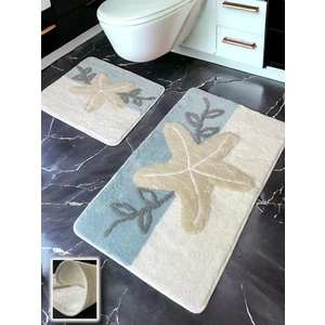 Chandler Home Merrimack Açık Mavi 2li Banyo Paspası (60X100 50X60 Cm)